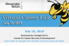 Buzz logo with information on the summer 2019 virtual career fair