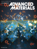 A colorful graphic illustration on the cover of Advanced Materials