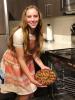 ISyE senior Shannon Gerhard in her kitchen