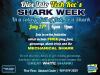 blue sea background with sharks swimming with event description details in forefront