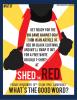 Flyer for Shed the Red held Friday, November 18th from 11am-1pm at the Campanile
