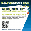 Flyer for U.S. Passport Fair