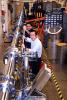 Dr. Wenting Sun and his grad student Miad Karimi, doing routine maintenance on the recently installed shock tube
