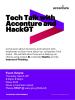 Flyer for a Tech Talk event with Accenture consulting.