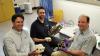 Gunter, Holzinger and Lightsey in the lab