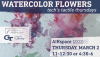 Watercolor flyer