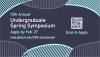 Advertisement for the 2020 Undergraduate Research Symposium