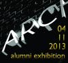 Architecture exhibit opening graphic