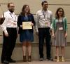 Thaleia Doudali winning best paper finalist honor.