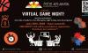 Flyer for Asha for Education's Virtual Game Night. Held on June 20, 2020, starting at 8 p.m.