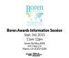 Boren Information Session