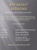 Breakout Sessions