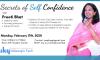 Preeti Bhat on a flyer for SKY's Secrets of Self Confidence on 2/17/2020.