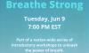 Flyer for SKY's Breathe Strong on June 9 at 7 p.m.