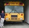 "Green Eco School Bus"