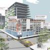 Rendering of an urban development proposal