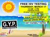 Free HIV Testing Spring 2016