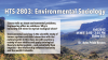 Advertisement for HTS 2803, Environmental Sociology, being offered in fall 2017.