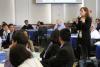 Julie asking question- 2014 Humlog Conf