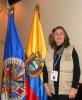 Jennie Lincoln observing Ecuador elections