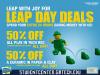 The Student Center presents: Leap Day Specials!