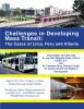 Challenges in Developing Mass Transit: The Cases of Lima, Peru and Atlanta