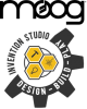 Moog hackathon and Invention Studio logo