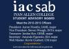 2012-2013 IAC Student Advisory Board Officers