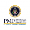 Presidential seal above the letters "PMF" and the words "Presidential Management Fellows Program" and "US Office of personnel Management"
