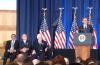 Secretary of Defense Leon Panetta, Senator Nunn, Senator Lugar, and President Obama CTR Anniv