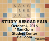 Study Abroad Fair Save the Date