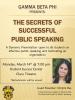 Gamma Beta Phi Secrets of Successful Public Speaking