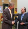Research Horizons - Tech Square - Bud Peterson Congratulates CEO of AT&T