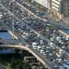 Traffic jam in China