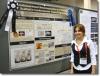 Parisa Pooyan with her award winning poster