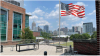 rendering of the proposed design for the Veterans Walk of Honor Plaza Overlook