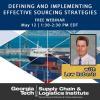 FREE Defining and Implementing Effective Sourcing Strategies webinar, Tuesday, May 12 1:30 - 2:30 pm EDT!
