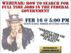 Federal government jobs webinar
